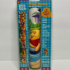 Walt Disney Winnie The Pooh Panoramic Wall Border Nursery 10 Feet Sunworthy New